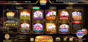 Những game bài Hitclub nổi bật và đình đám nhất hiện nay